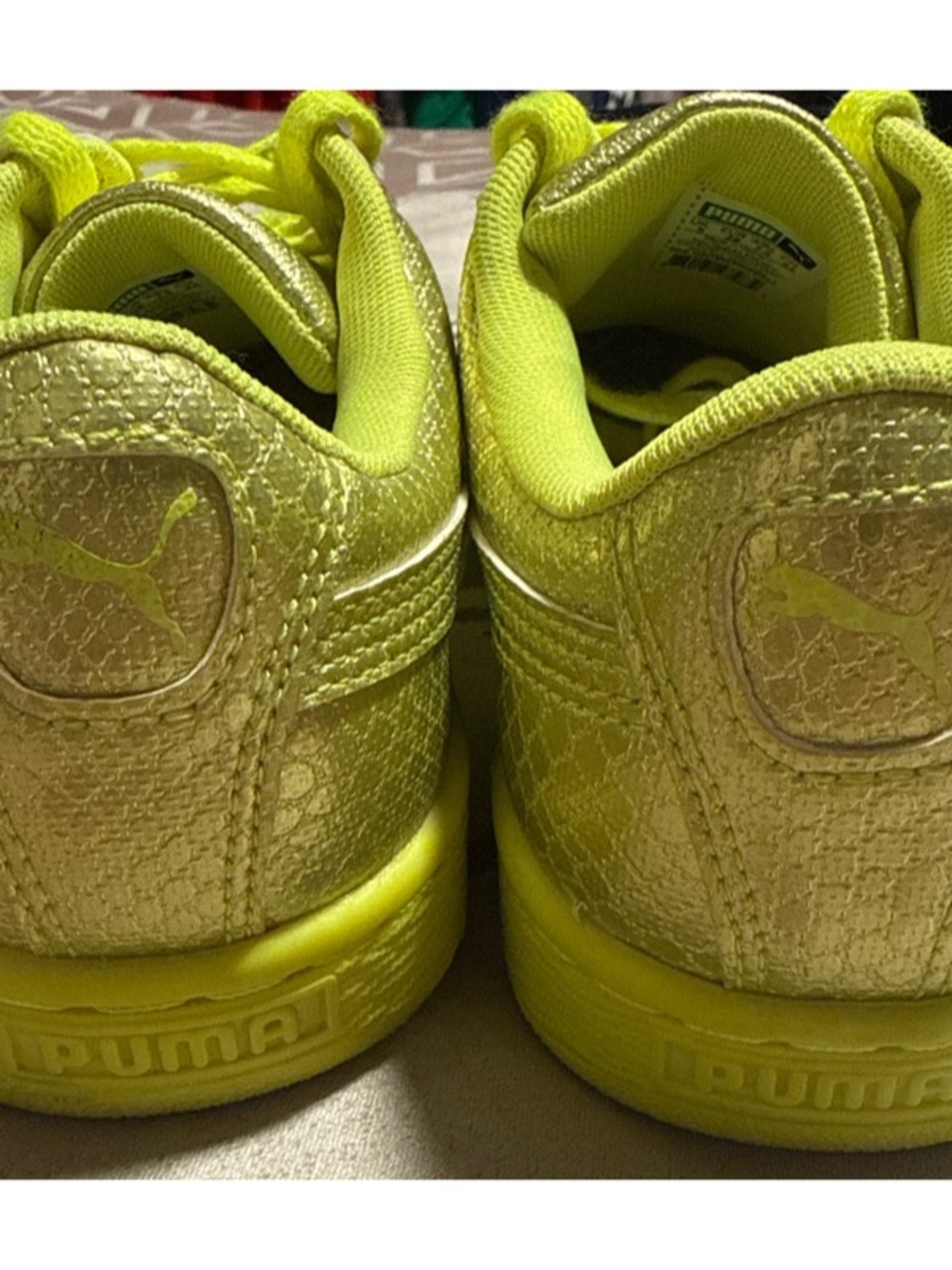 Metallic Basket Future Minimal Sneakers - Picture 4 of 6